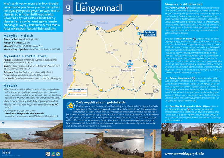 Cylchdaith Llwybr Arfordir Llangwnnadl